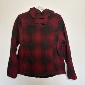 North Face Crescent Hooded Pullover Womens Large Cabincore Gorpcore Granola